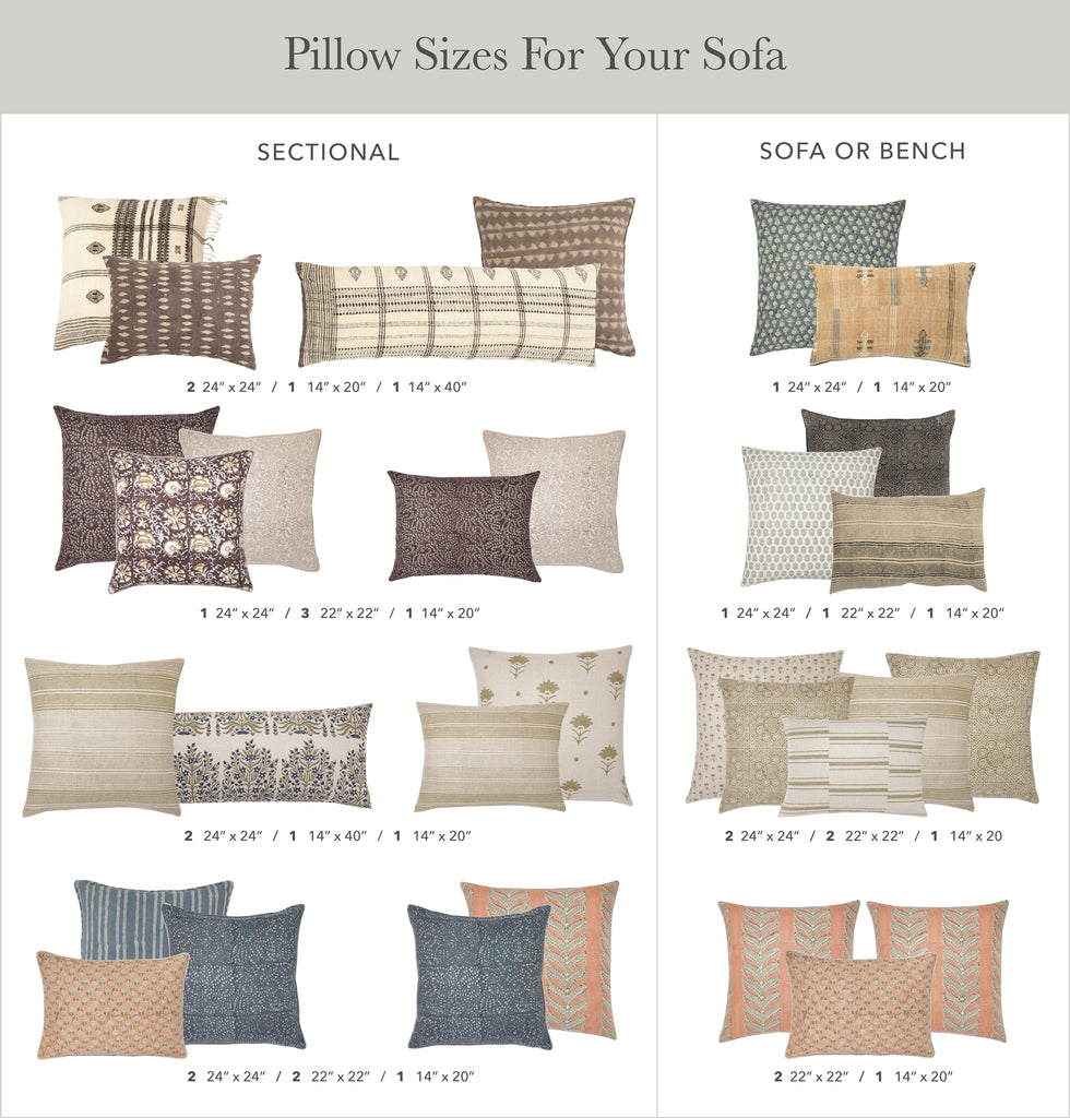 Your Guide to Pillow Sizes for Every Space